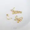 Collar con Hebilla de Perla y Soporte para Perlas, Dorado de 14 Quilates Relleno de Color que Conserva el Color, Cadena para Suéter, Hebilla de Joyería, Hebilla de Colgante DIY, Hebilla de Conexión