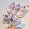 Zapatos Deportivos para Niñas 2026 Primavera/Otoño Estilo Nuevo Zapatos Tipo Papá para Niños Malla Transpirable Estilo Princesa para Bebé Zapatos Casuales para Correr