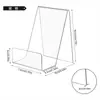 Disponível Estante de Livros Transfronteiriça Suporte de Livro Transparente Suporte de Mesa Suporte de Exibição de Livros Álbum de Fotos Suporte para Celular Suporte de Livro Acrílico