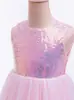 Vestido Meninas Vestido de Verão 2025 Novo Vestido Bolo Super Fada Infantil Vestido de Gaze Bufante Vestido Princesa de Verão para Menininha