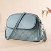 Bolso Bolso Cruzado Bolso de Hombro Elegante para Mujer Transfronterizo Color Sólido Acolchado Gran Capacidad Cierre Cremallera Bolso Pequeño Estilo Chanel Venta Caliente