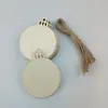 Manualidades de Madera DIY Decoración Creativa de Navidad Colgante Tabla de Tallado Etiqueta Colgante para Fiesta Navideña Decoración del Hogar