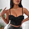 Luqiu Guo Camisola Sexy sin Tirantes Antideslizante Nueva para Mujer Moldeadora con Aro de Acero para Rodear el Pecho con Db1324