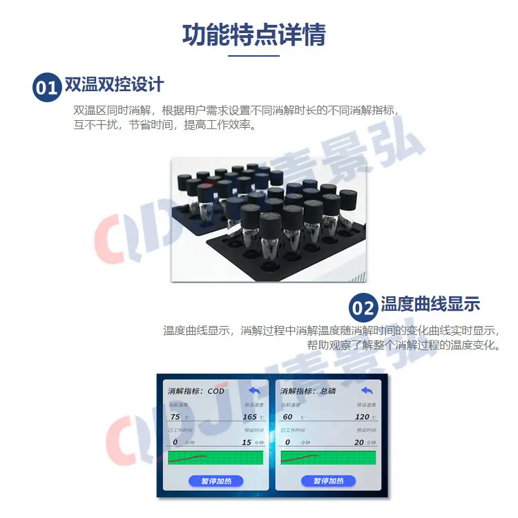 双温区触屏式智能多参数消解仪3