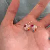 Pendientes Colgantes con Borla de Cristal de Color para Mujer, Aguja de Plata S925, Pendientes Dulces Lindos, Diseño de Nicho, Pendientes de Alta Calidad