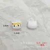 Contas de Liga de Alta Saturação Fofas Contas com Furo Vertical Contas Soltas Contas Pintadas à Mão Acessórios para Pulseira Corrente de Celular Kt