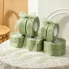 Flor de organza de 4 cm para envolver regalos, cinta de tul transparente de gasa, fabricante, en stock, cinta de Navidad