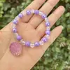 Colgante Nuevo de Dibujos Animados Cuentas Acrílicas de Colores Perlas de Plástico Perlas de Colores Pulsera para Niños