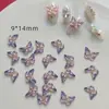 Venda Direta da Fábrica Acessórios Borboleta para Nail Art, Decorações Borboleta Acrílicas para Nail Art, Decoração Colorida Doce de Pontas de Unha Usáveis Borboleta