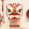 Decoración de Globos Danza del León de Año Nuevo Accesorios para Fotografía Cumpleaños Infantil Año Viejo Pared de Fondo Decoración de Día de Año Nuevo Arreglo de Escena