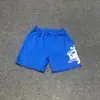Marca de moda estilo americano SYNA WORLD Traje de manga corta estilo taladro High Street Hip Hop Ins Verano Pantalones cortos casuales para hombres y mujeres