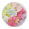 29*32mm Acrílico Gelatina Moño Asimétrico Corbata de Moño al por Mayor Material Hecho a Mano con Cuentas Accesorios para Joyería DIY