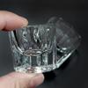 Suministros para uñas, herramientas de cristal para uñas, vaso pequeño octogonal de cristal, vaso para mezclar polvo de cristal