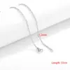 Colar Simples de Aço Inoxidável 50/55cm Banhado a Vácuo 18K Colar de Moda DIY Acessórios para Fabricação de Joias Atacado Transfronteiriço