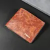 Nueva Cartera Corta para Hombre de Exportación Más Vendida Cartera de PU Fuego Suministro de Playa Portatarjetas Portamonedas Portatarjetas
