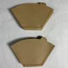 Papel de Filtro de Café en Forma de U de Pulpa de Madera Natural al por Mayor, Color Natural y Color Blanco, Papel de Filtro de Goteo Pour-Over, Papel de Filtro Desechable con Oreja Colgante Comercial