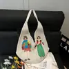 Bolsa tejida de gran capacidad para mujer, nuevo diseño de nicho de moda 2026, bolso de hombro versátil de estilo casual, bolso ligero para el antebrazo
