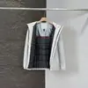 Chaqueta de Algodón con Capucha Cálida, Resistente al Viento e Impermeable, No Voluminosa, para Uso Diario en Exteriores Otoño/Invierno 13975