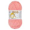 Bola de Neve Pequena Fofa Feita à Mão Crochê DIY Bola de Fio Média Espessa Fio Chenille Colorido Fio Fofo