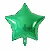 Balão de filme de alumínio estrela de cinco pontas cor sólida de 18 polegadas decoração de festa de casamento balão de folha de alumínio estrela atacado