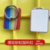 Color Acrílico Anillo Hebilla Soporte Teléfono Móvil Hermoso Perezozo Hebilla Giratoria Pegar Personalidad Femenina Trendy Portátil Masculino