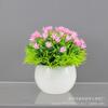 Hemisfério simulado Gypsophila Flor falsa Planta verde Bonsai Home Office Desktop Decoração fresca Estilo nórdico Bonsai de plástico