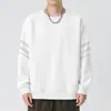 Nueva Sudadera Popular Sorona para Hombre Primavera y Otoño 2025, Engrosada, Sin Capucha, Invierno, Manga Larga, Cuello Redondo, Talla Grande, Ligera, para Uso al Aire Libre