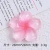 Hielo a través de la flor de huevo pequeño fresco hecho a mano diy resina de crema pequeños accesorios hebilla de zapato con agujero bolsa de material para joyería