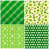 Precio Fijo12 Hojas Abastecimiento Directo Transfronterizo Journal St. Papel para Materiales DIY del Diario del Festival Irlandés del Día de San Patricio