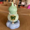 Adornos Rotatorios de Cerámica para Animales Pequeños Conejo de Cerámica Mahjong Gato de la Fortuna Juguetes Giratorios Regalos Adornos Artesanales