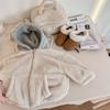 2026 Roupas Infantis Outono e Inverno Estilo Coreano Jaqueta de Algodão com Capuz de Lã de Cordeiro para Meninas Casaco de Inverno 123670
