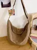 Bolsa de Nylon de Grande Capacidade Transfronteiriça para Mulheres Verão 2025 Nova Bolsa de Ombro Transversal Casual de Nicho Bolsa Dumpling para Trabalho