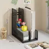 Caixa de armazenamento de mesa estante de livros para estudantes suporte para livros estante de grande capacidade porta-lápis de papelaria para mesa de escritório