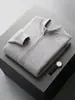 Nuevo cárdigan de punto para hombre de lana 100% pura, engrosado para otoño e invierno, chaqueta suéter casual de moda con cuello semialto