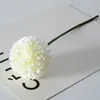 Otoño flor artificial de una sola cabeza bola de diente de león crisantemo flor artificial decoración para sala de estar del hogar accesorios para estudio de bodas al por mayor