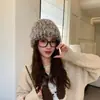 Ganga Especial Gorro de Punto de Celebridad de Internet Gorro de Invierno Cálido y a Prueba de Viento Gorro de Invierno para Mujer Lindo Gorro con Protección para las Orejas Gorro para Mujer