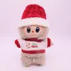 (Solo Ropa de Muñeca) Ropa para Muñeca de 12 Piezas para las Fiestas Navideñas, Sombrero para Muñeca de Peluche, Colgante, Conjunto de Suéter para Muñeca, Bolsa