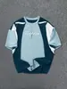 Verão 2025 Novo Venda Quente Transfronteiriça Estampa Digital 3D Masculina Casual Moda Tendência Marca Carta Camisa de Jersey