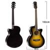 Guitarra de tilo de 40 pulgadas para estudiantes, guitarra folk para adultos, guitarra para principiantes, introducción a la práctica, guitarra de madera brillante