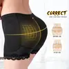 Pantalones moldeadores con efecto levanta glúteos y control de abdomen para mujer, diseñados para realzar y dar forma a los glúteos y las caderas, con inserciones acolchadas, reductores de cintura, moldeadores corporales, de cintura alta y con un diseño de encaje para un ajuste seguro