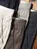 Pantalones Casuales de Lino Puro para Hombre, Ligeros, Transpirables, Holgados, Verano 2024