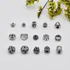 Prata de lei S925 acessórios DIY contas espaçadoras vintage contas de posicionamento cabeça de fio Xizang pulseira de contas feita à mão acessórios de joia para pulseira