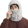 Nuevo Gorro de Ciclismo de Invierno con Forro Polar, Engrosado, Cortavientos, Máscara Facial Protectora contra el Frío para Exteriores, Calentador de Cuello, Gorro Máscara Cálida para Ciclismo