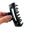 Pinza para el cabello cuadrada, elegante y sencilla, con diseño de escarcha, horquilla mediana, pinza para el cabello con diseño de tiburón, pinza para el cabello para baño, tocado para mujer