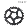Disco único para bicicleta de montaña GXP de montaje directo disco integrado diente positivo y negativo 32/34/36/38T desplazamiento 0mm
