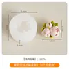 Molde de Yeso Aromaterapia Jazmín Clip para Salida de Aire de Coche Decoración de Coche Loto Colgante Molde de Silicona Hecho a Mano