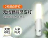 Luz Noturna com Sensor de Movimento Inteligente Transfronteiriço, Luz LED Recarregável para Corredores e Passagens, Luz de Sensor para Armários, Fixação Magnética sem Furo