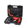 Conjunto de 47 Peças de Nova Chave de Fenda Elétrica 4V e Furadeira Manual, Conjunto de Mini Chave de Fenda Elétrica Recarregável a Bateria de Lítio para Uso Doméstico