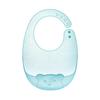 Babero de Silicona Transparente de Grado Alimenticio Cubeta para Comida de Bebé Comida para Niños Toalla Impermeable Cubeta para Comida Babero Suave para Bebé