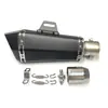 Adecuado para Kawasaki Zx6R10Rz900Z800 Yamaha R3R25R6 Tubo de Escape Trasero para Motocicleta Coche Deportivo